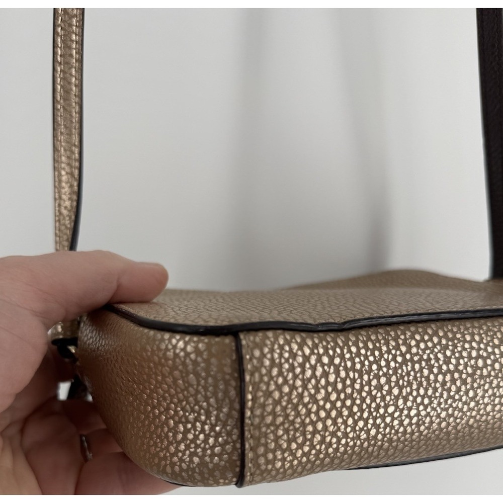 COACH Shoulder bag Metallic gold C1404 Refined Pebble Leather Camera Bag - Picture 9 of 16